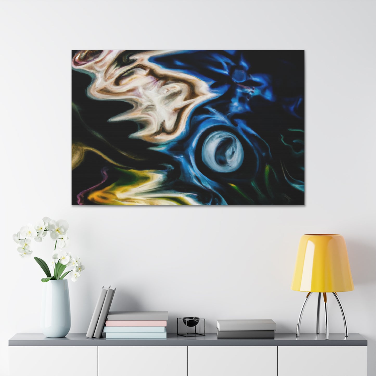 Celestial Journey: Abstract Canvas Art