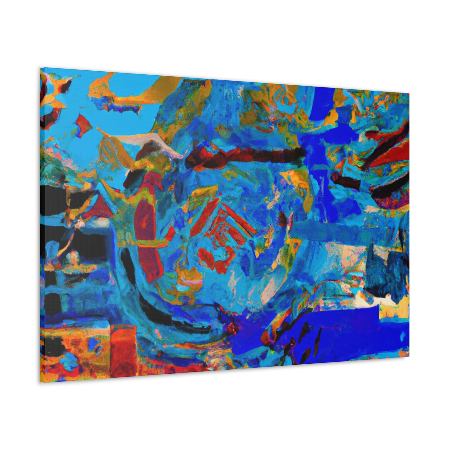 Dynamic Transformation: Abstract Expressionism Canvas Art