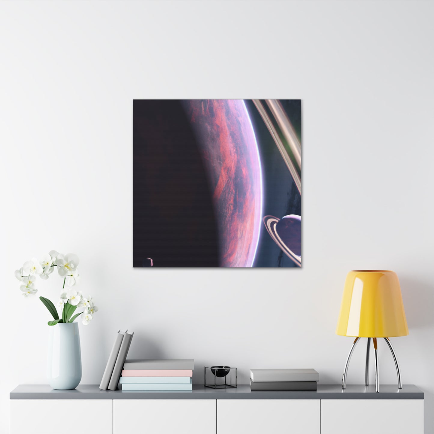 Galactic Dreams: Planetary Canvas Art