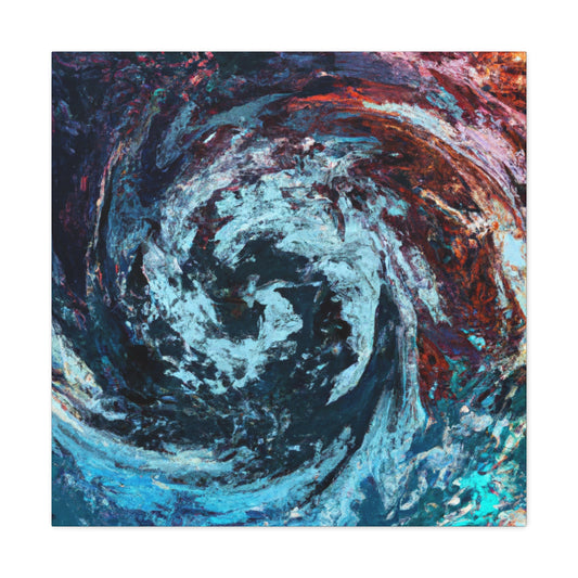 Cosmic Odyssey: Abstract Canvas Art