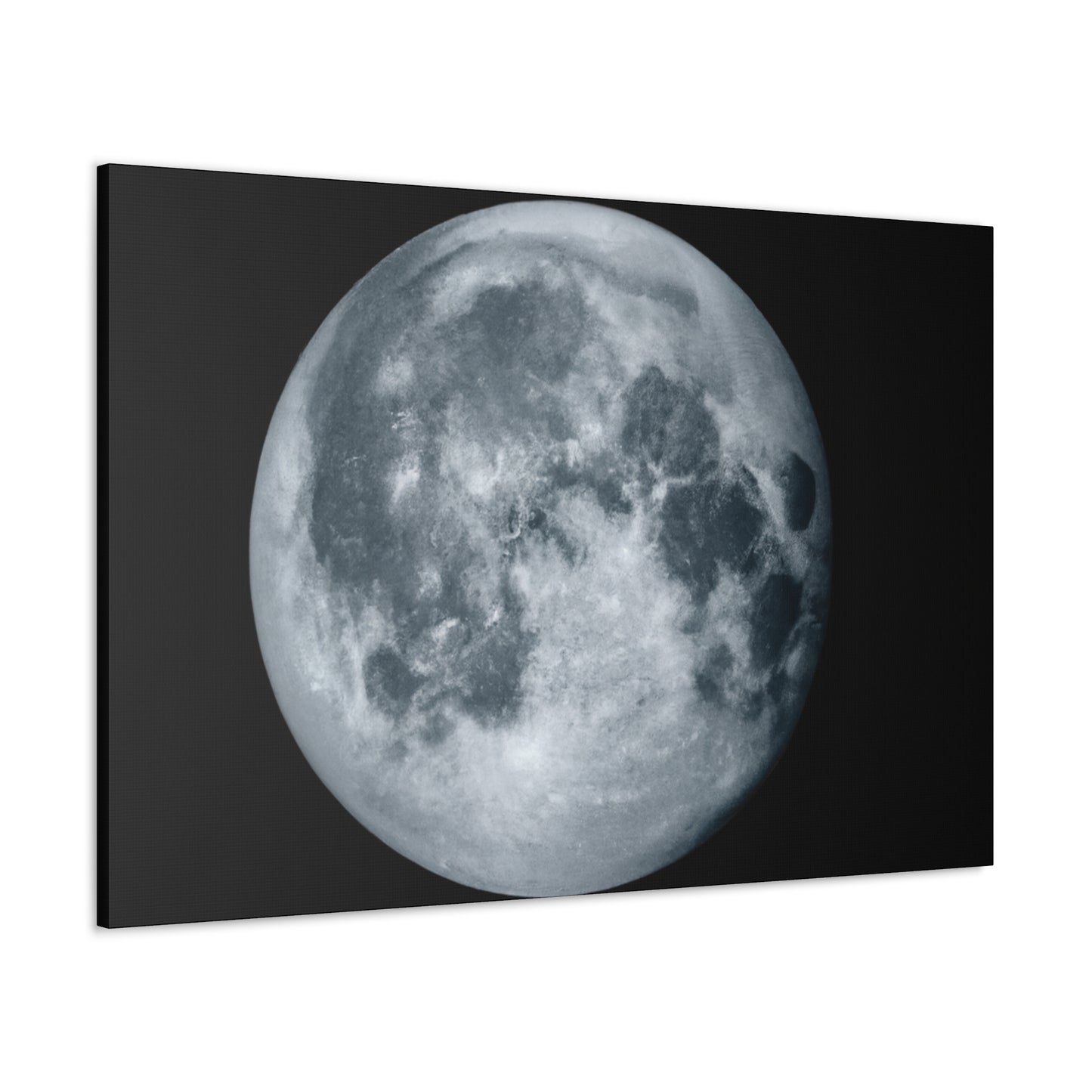 Moonlit Marvel: Realistic Canvas Print