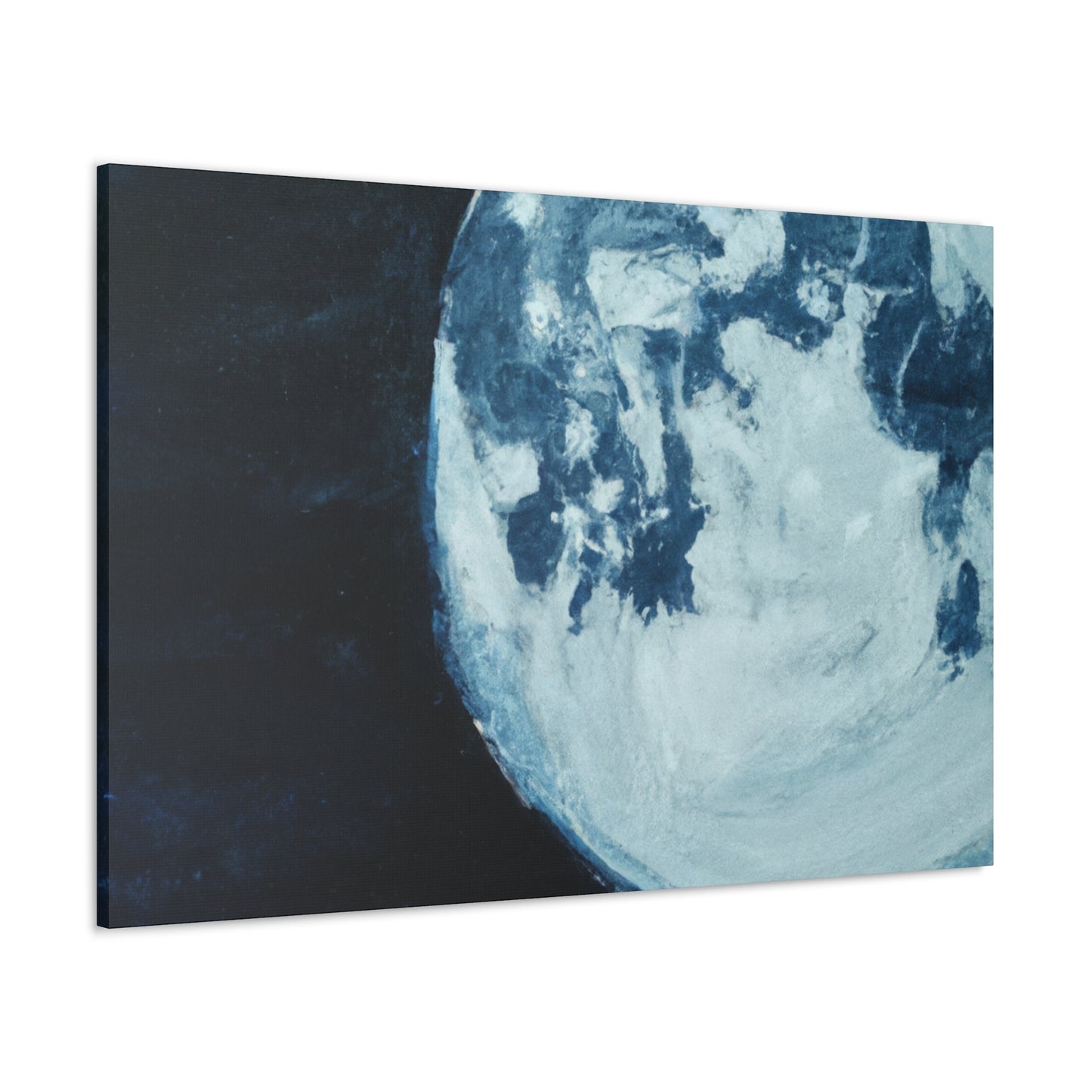 Moonlit Serenity: Realistic Canvas