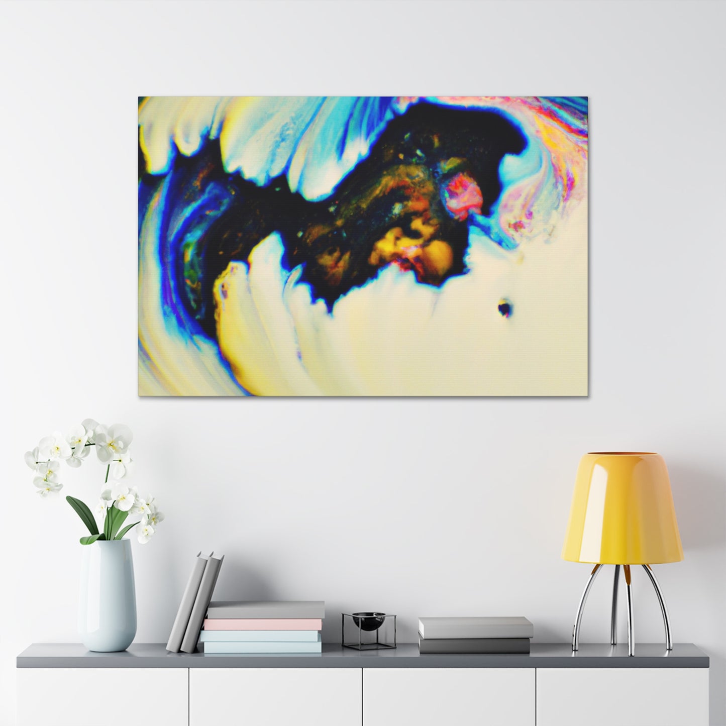 Celestial Escape: Abstract Canvas Art