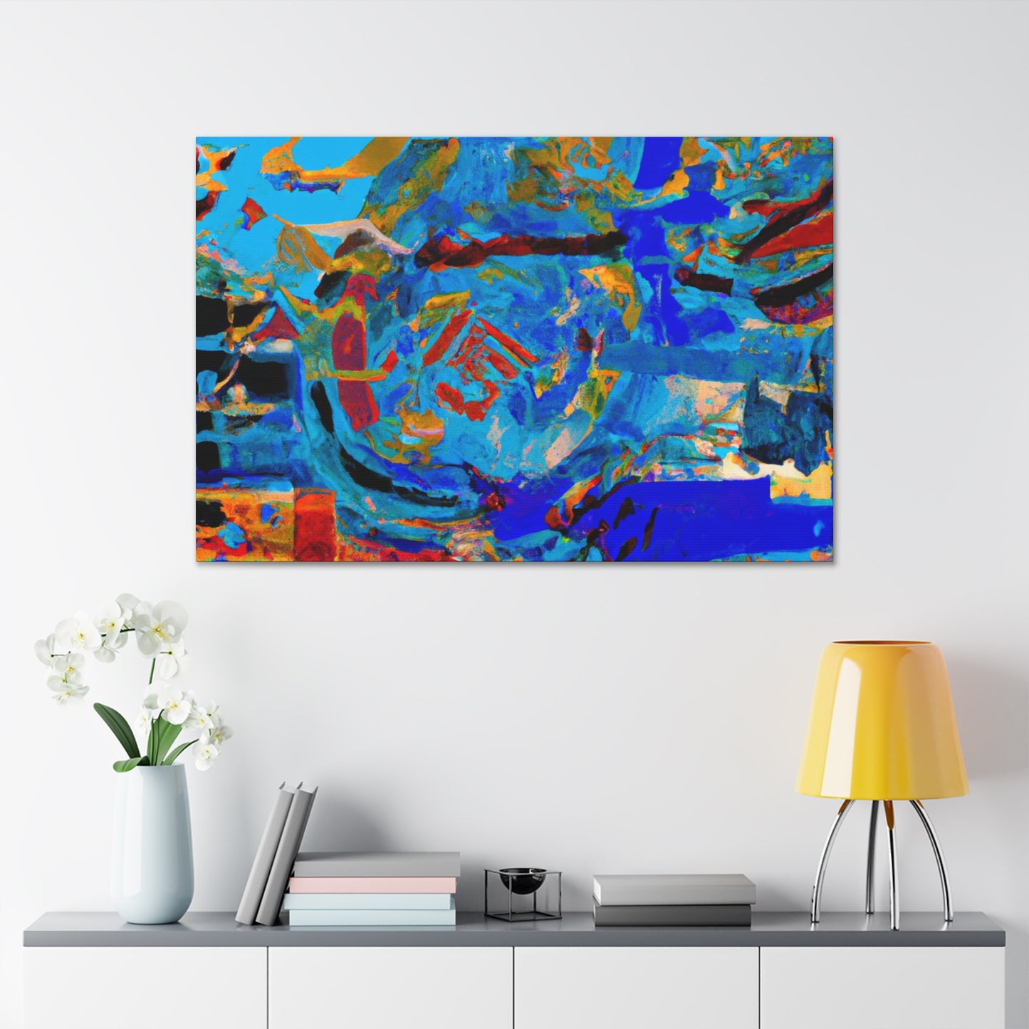 Dynamic Transformation: Abstract Expressionism Canvas Art