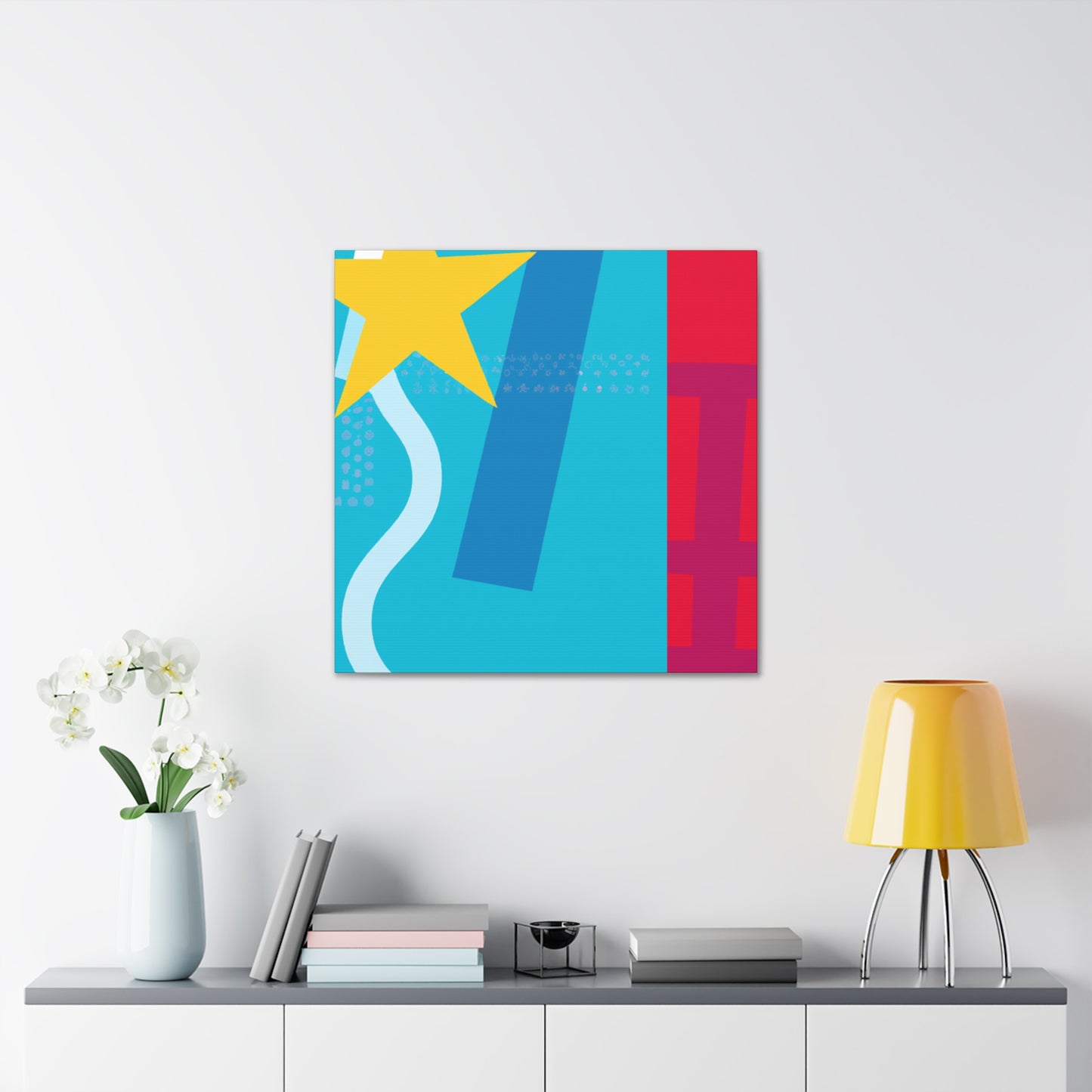 Triumphant Glory: Abstract Canvas Art