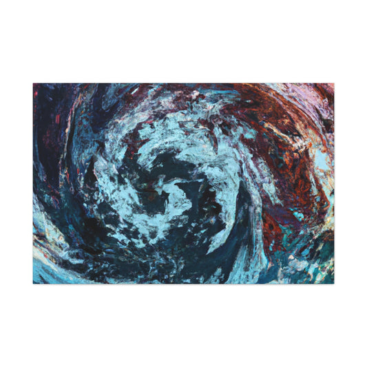 Cosmic Odyssey: Abstract Canvas Art