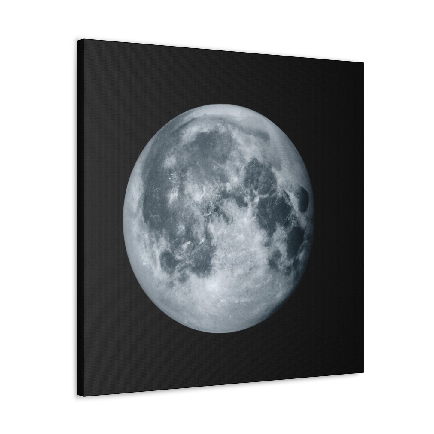 Moonlit Marvel: Realistic Canvas Print