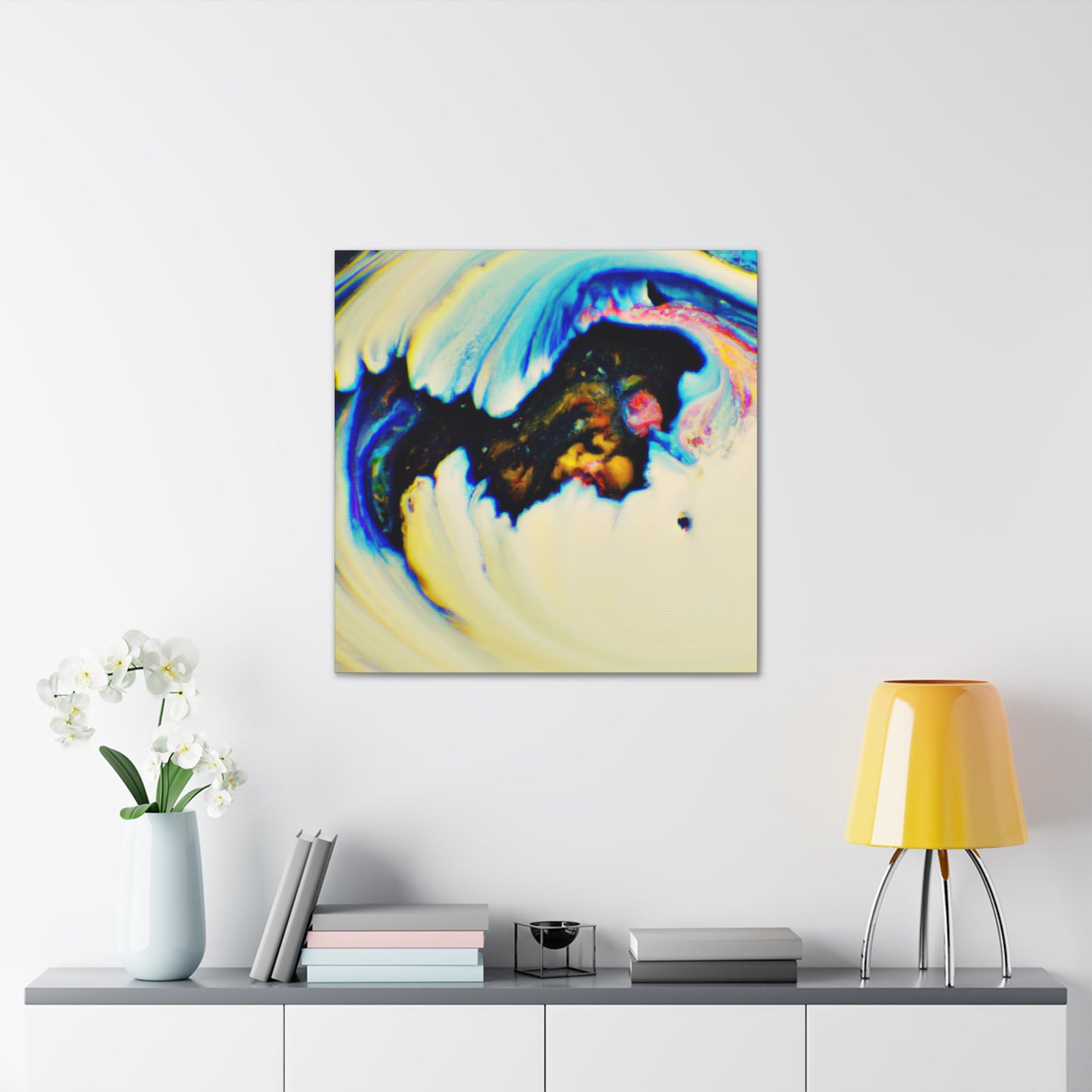 Celestial Escape: Abstract Canvas Art