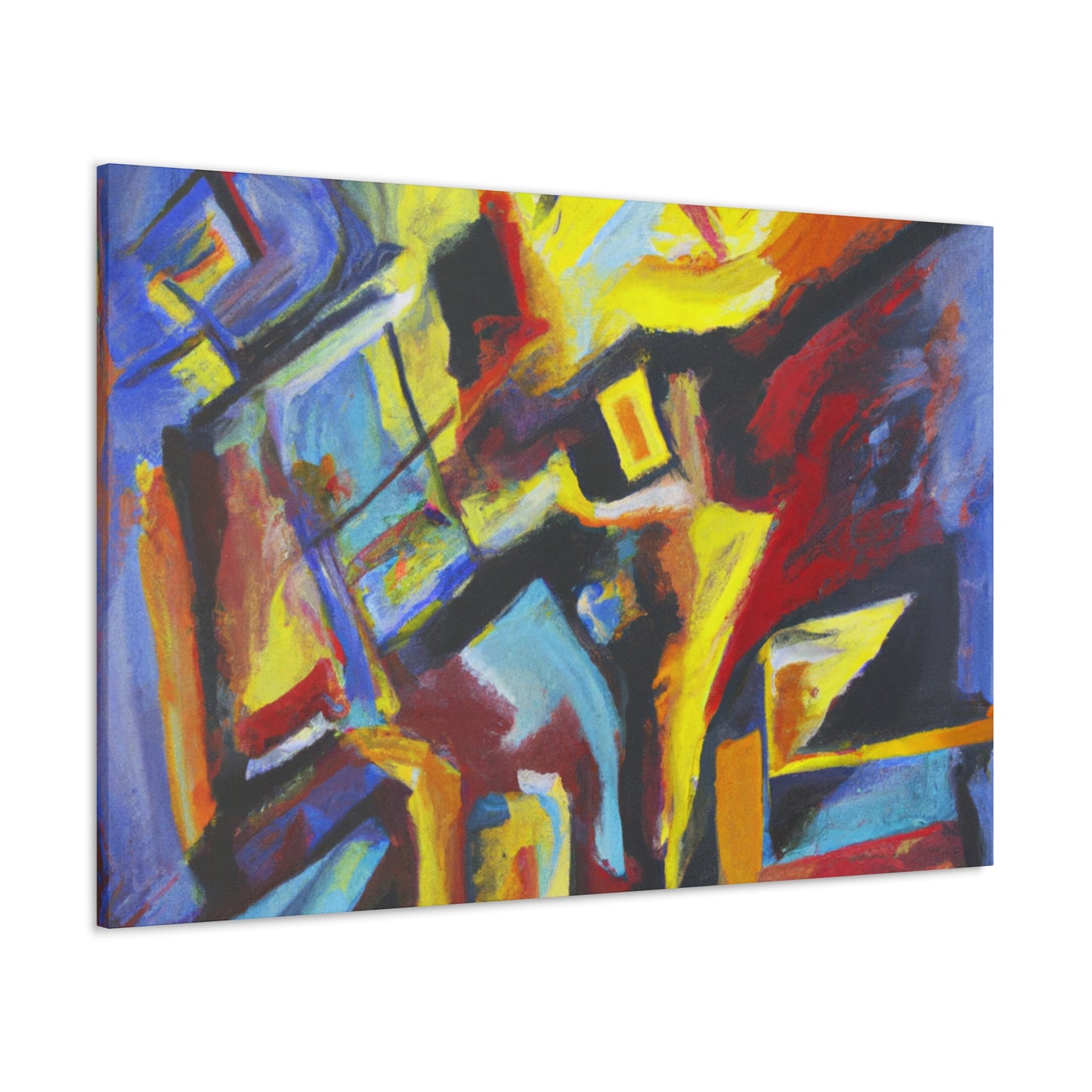 Energy of Transformation: Abstract Expressionism Canvas Art