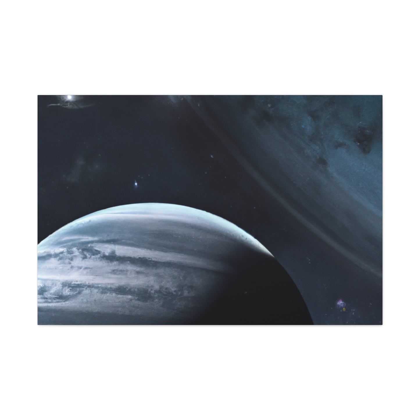 Galactic Wonders: Realistic Planetary Canvas Art