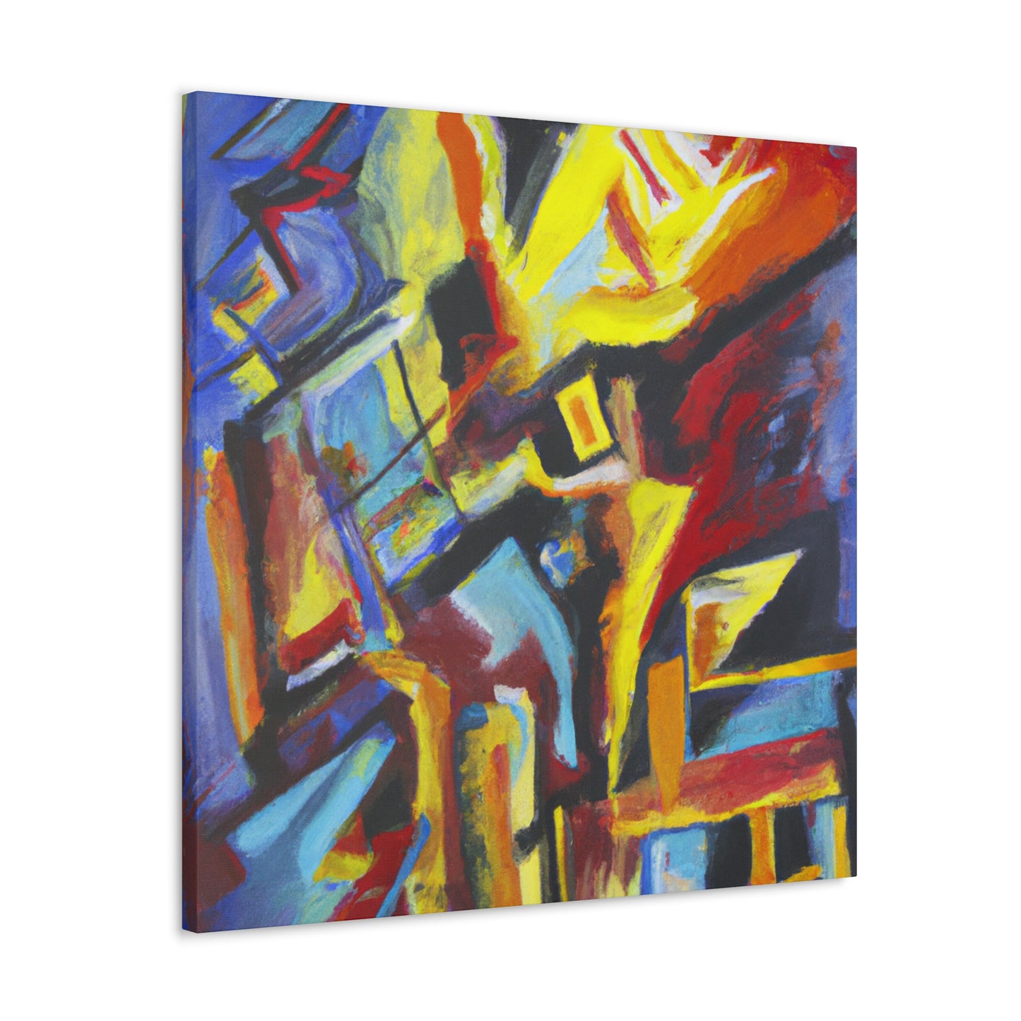 Energy of Transformation: Abstract Expressionism Canvas Art