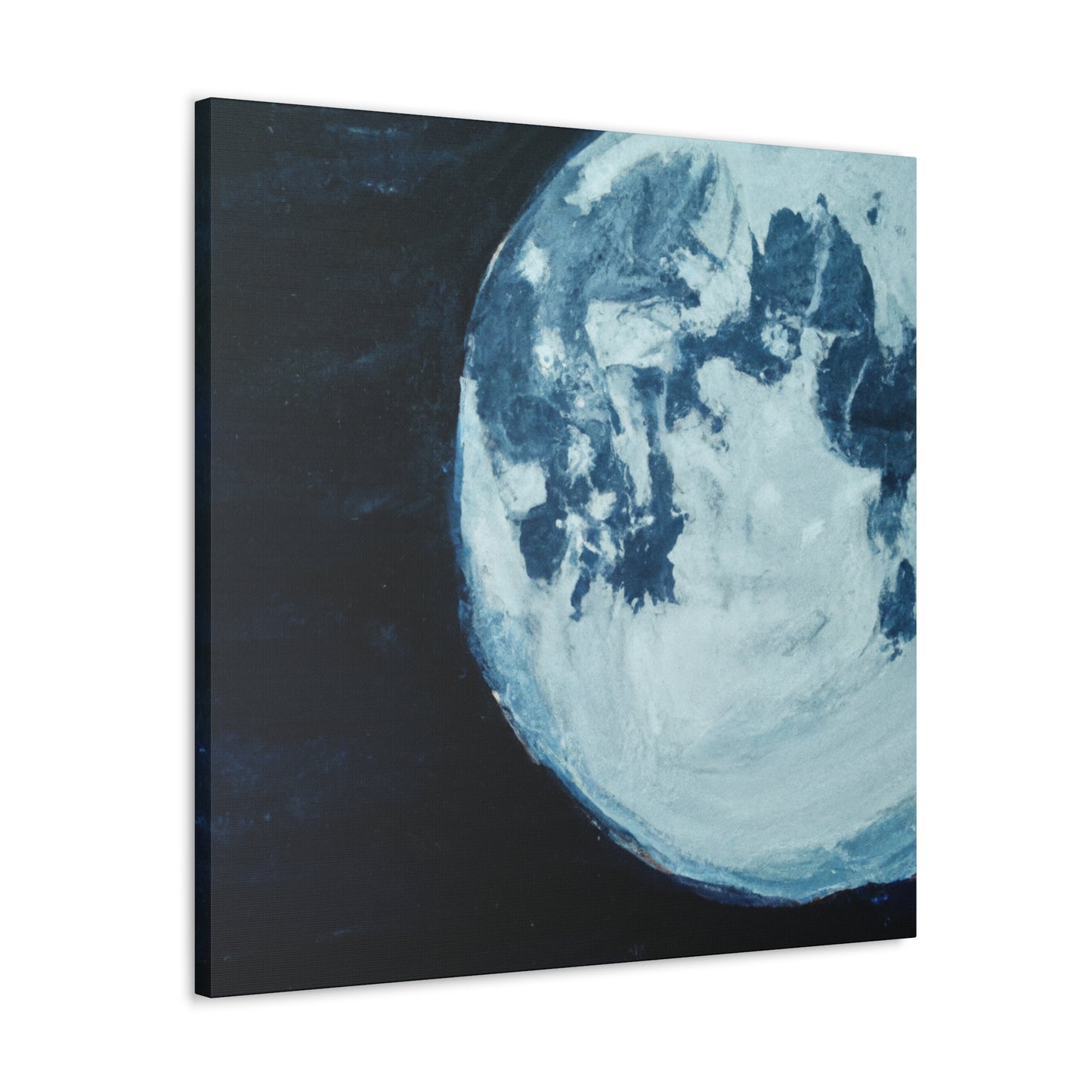 Moonlit Serenity: Realistic Canvas