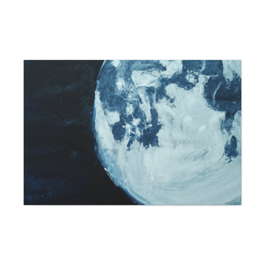 Moonlit Serenity: Realistic Canvas