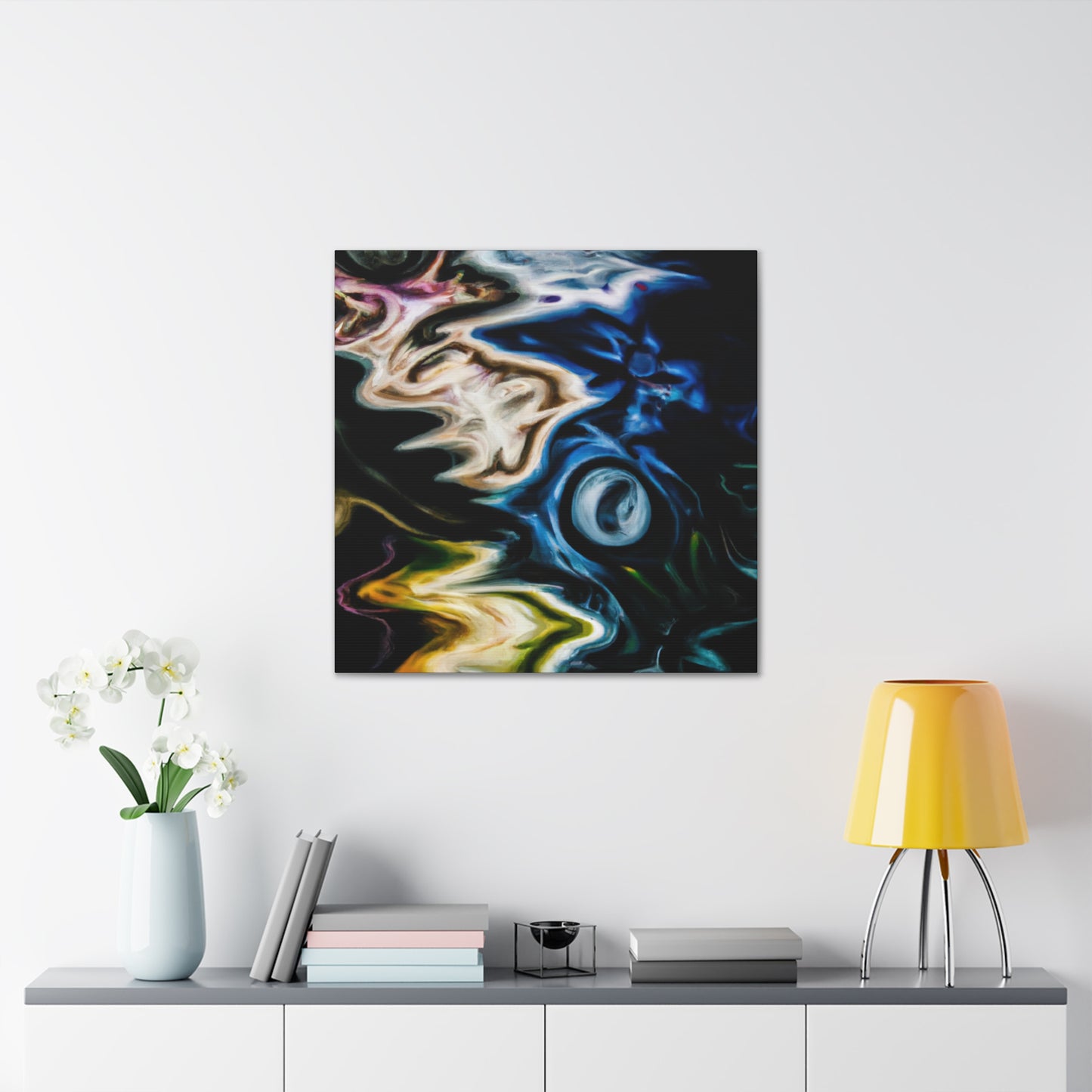 Celestial Journey: Abstract Canvas Art