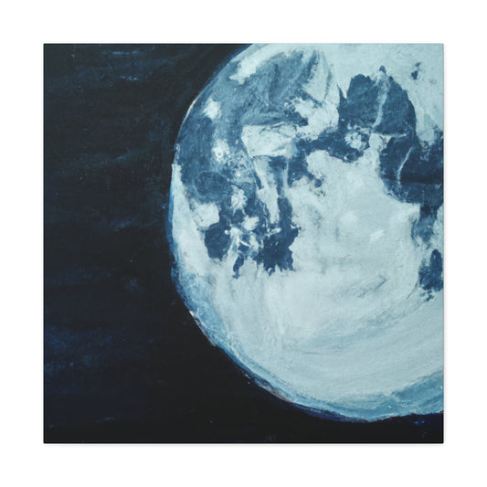 Moonlit Serenity: Realistic Canvas