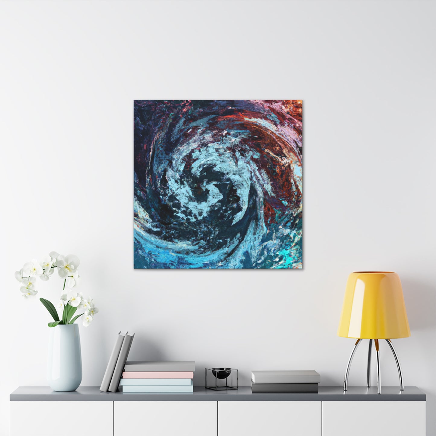 Cosmic Odyssey: Abstract Canvas Art