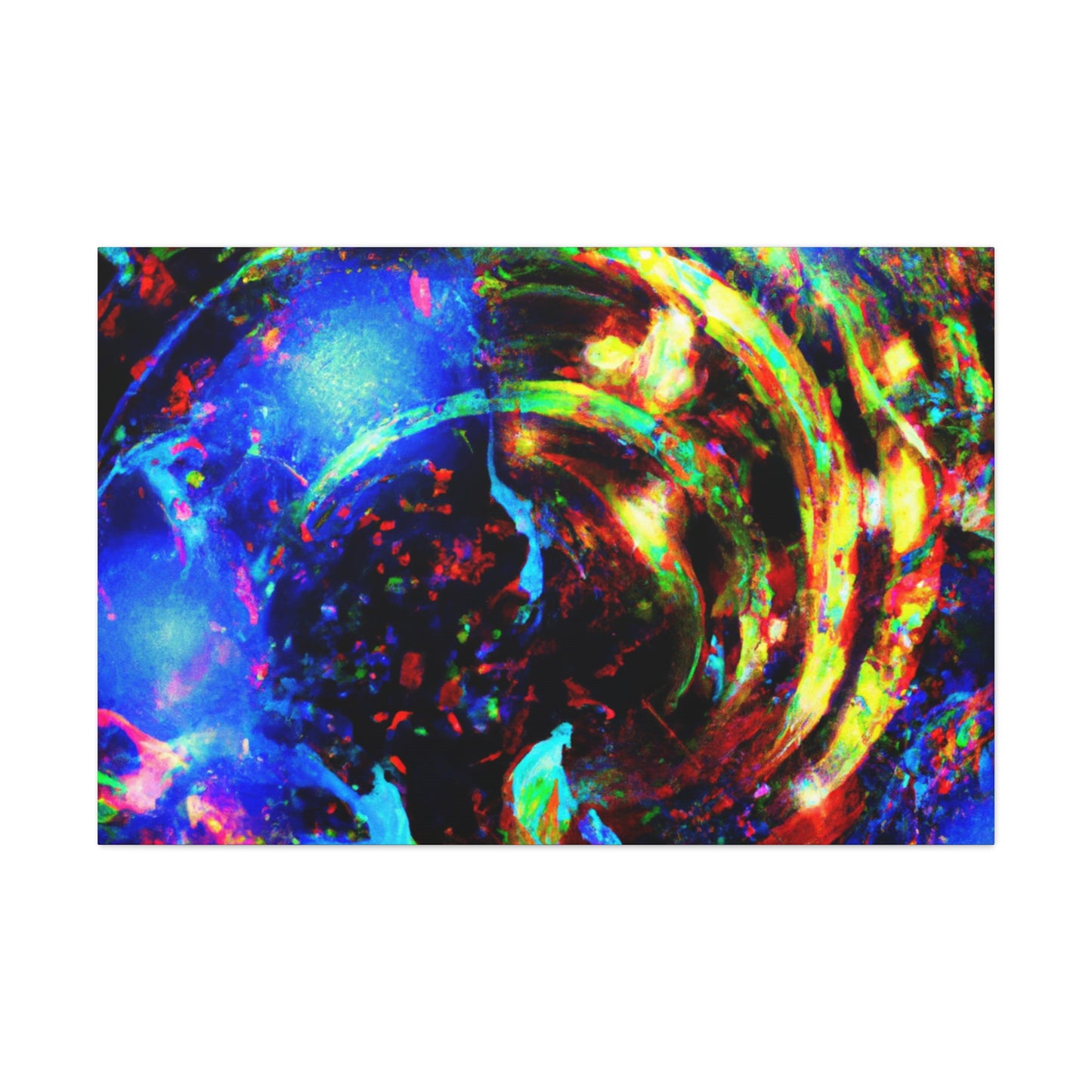 Joyful Explosion: Abstract Canvas Art